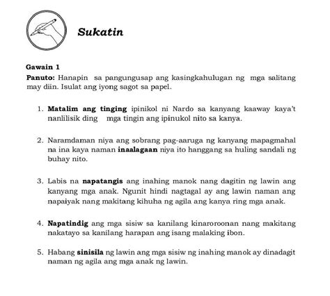hanapin ang singkahulugan at gamitin sa pangungusap|SAWIKAIN: 200+ Mga Halimbawa ng Sawikain at .